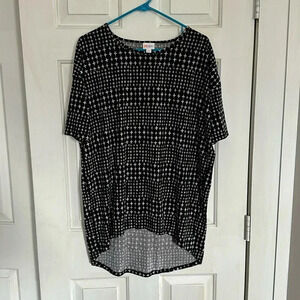 LulaRoe Size Small Black and White tunic